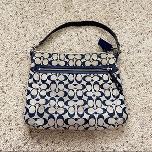 Coach | Navy & Cream | Shoulder Purse Bag